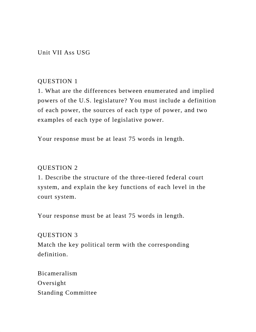 Unit VII Ass USGQUESTION 11. What are the differences betw.docx_d14d9it0gsb_page2