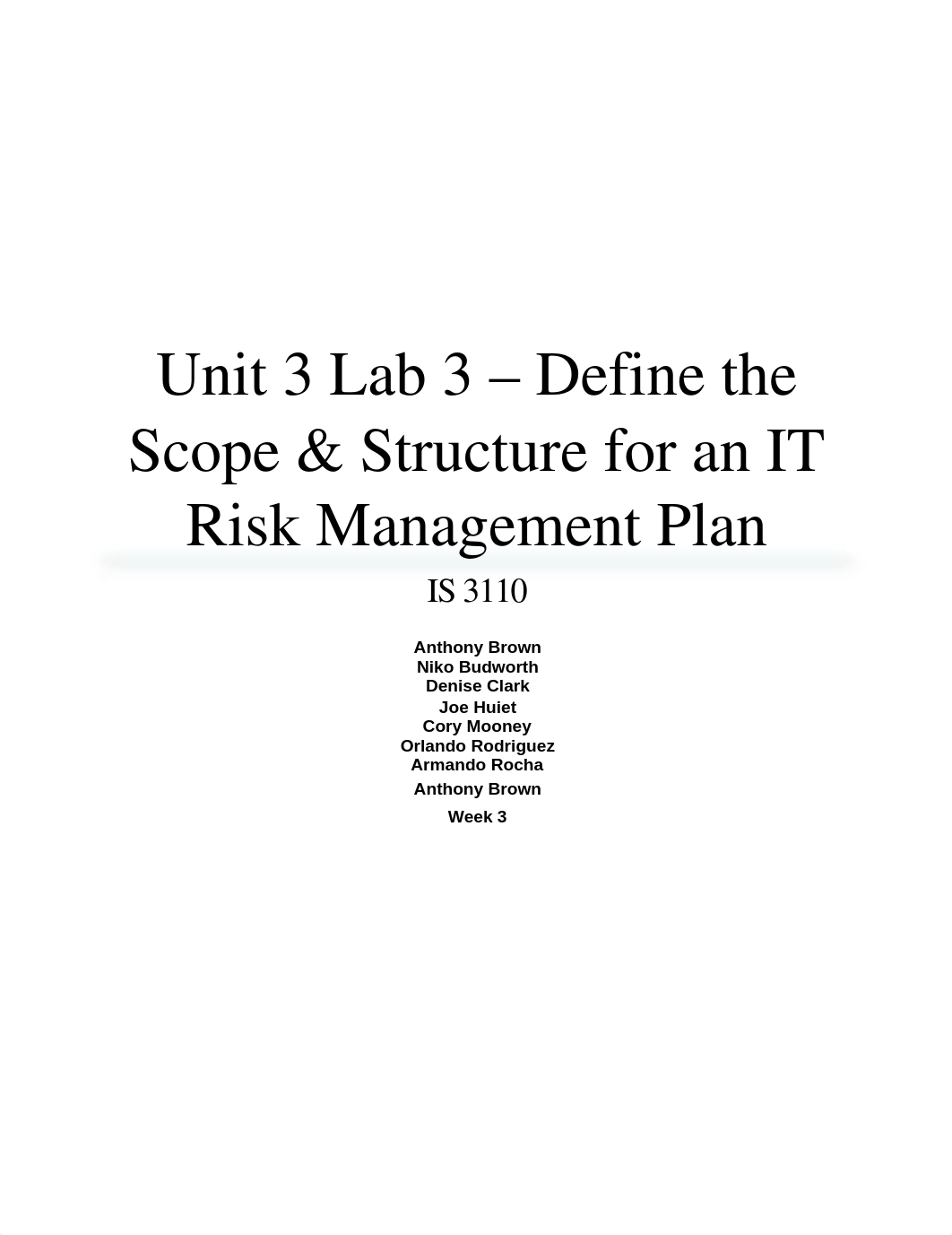 Unit 3 Lab 3 - Define the Scope & Structure for an IT Risk Management Plan_d14gqmrmz0h_page1