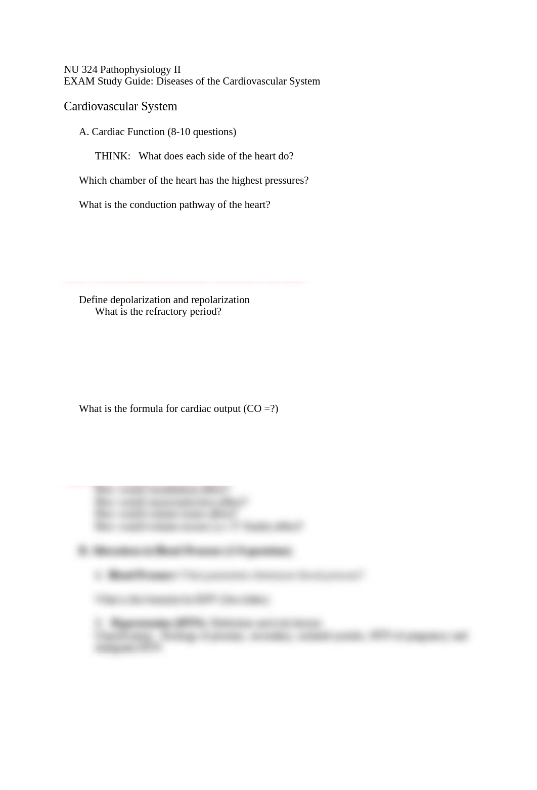 EXAM Study Guide-Diseases of the Cardiovascular System1.docx_d14ogaqmdzn_page1