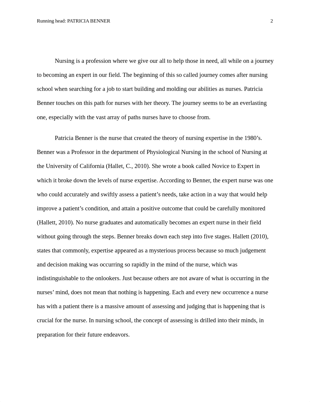 Patricia Benner- Major paper.docx_d159gvuz3o7_page2