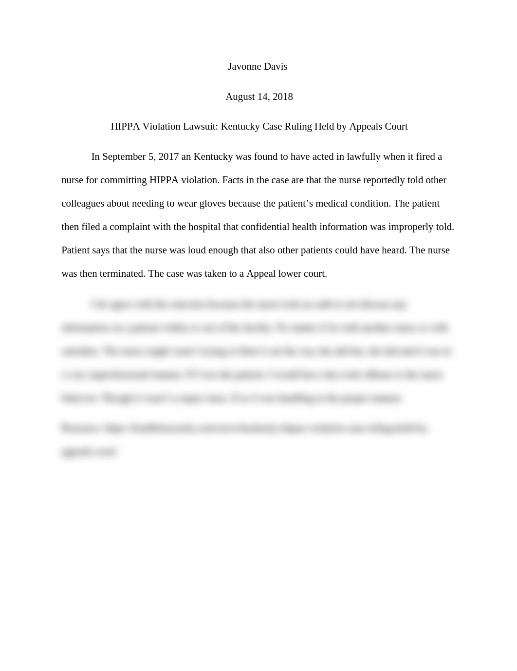 HIPPA violation lawsuit wedquest J.Davis.docx_d15dbr5n0d5_page1