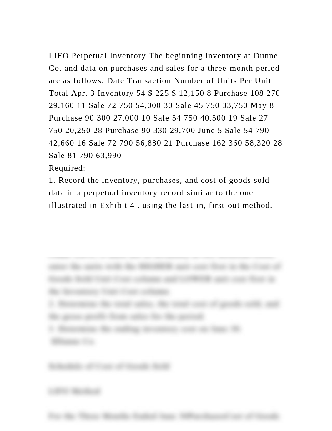 LIFO Perpetual Inventory The beginning inventory at Dunne Co. and da.docx_d15rh60hlje_page2