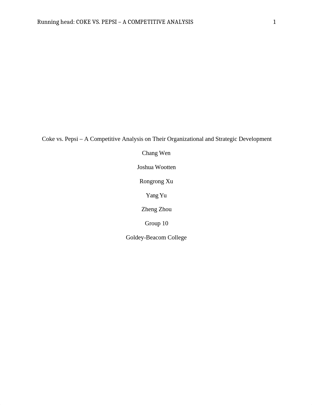 Coke vs. Pepsi - A Competitive Analysis on Their Organizational and Strategic Development_Group 10.d_d15ylsbkwuy_page1