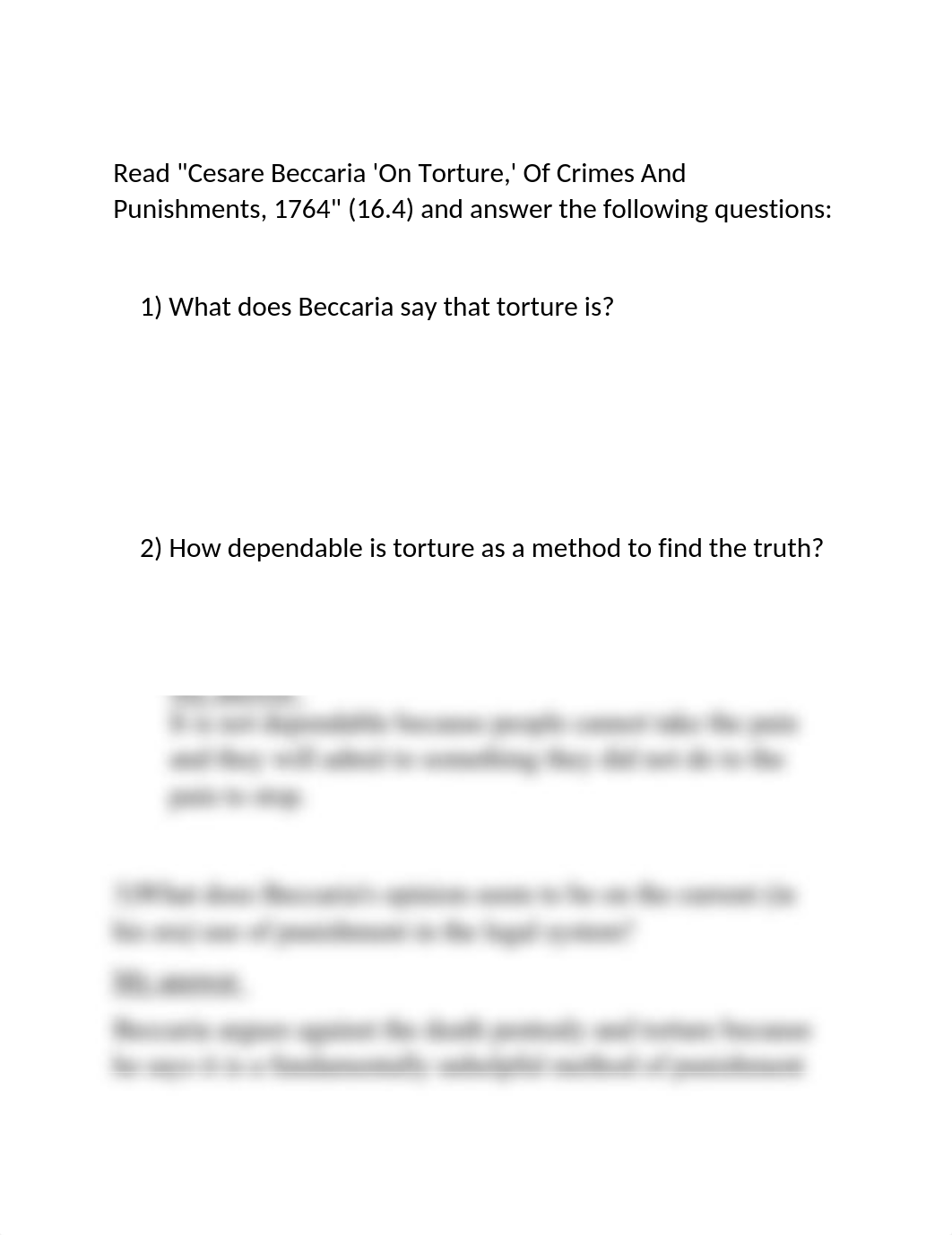 Read  Cesare Beccaria  On Torture  Of Crimes And Punishments 1764 16.4.docx_d15zlkhyfjo_page1