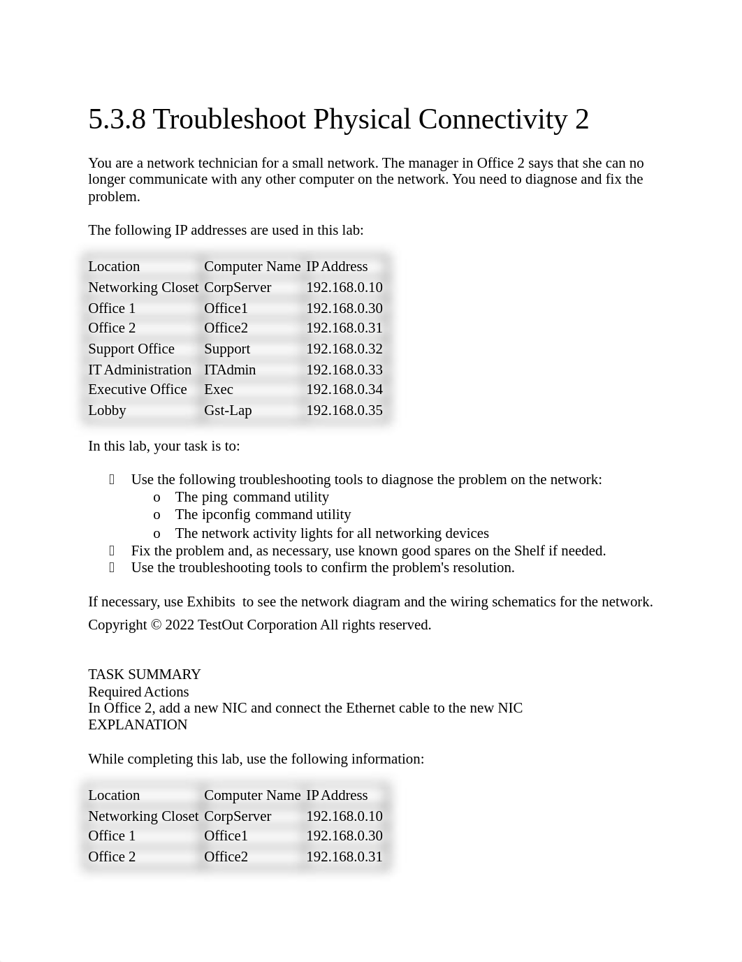 5.3.8 Troubleshoot Physical Connectivity 2.docx_d169blswhx0_page1