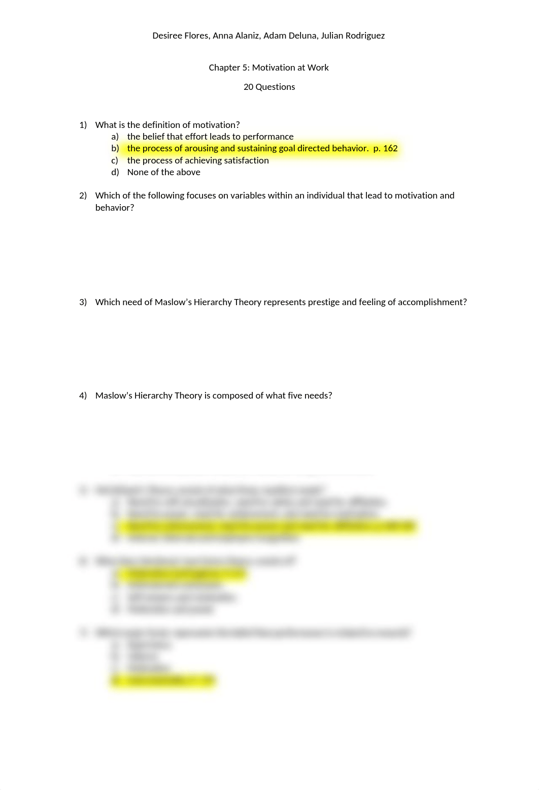 MGMT 4327. 10814. D, Flores; A, Alaniz; A, Deluna; J, Rodriguez. Motivation at Work. Individual proj_d16naxy2fh0_page1