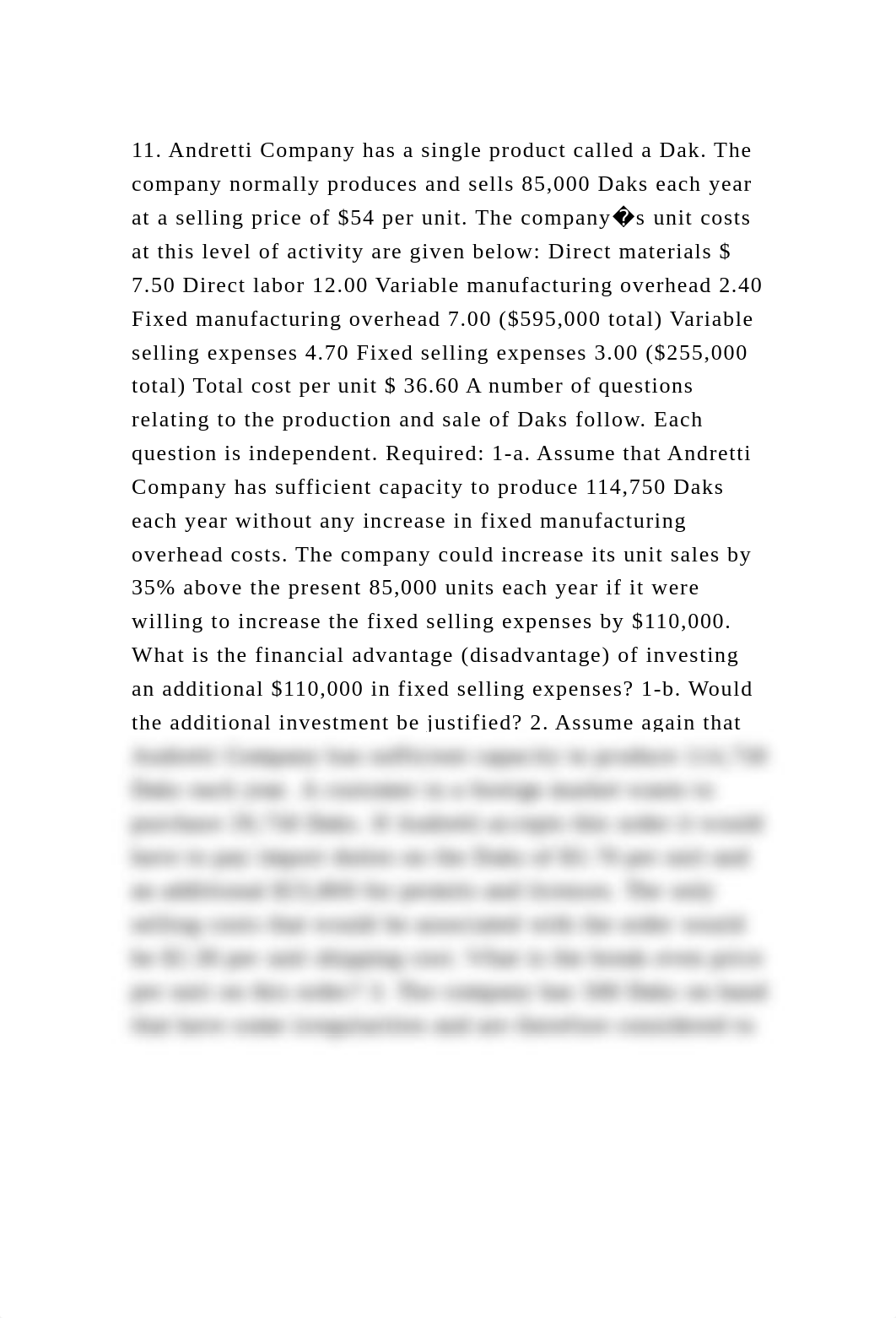 11. Andretti Company has a single product called a Dak. The company .docx_d16unldww7v_page2