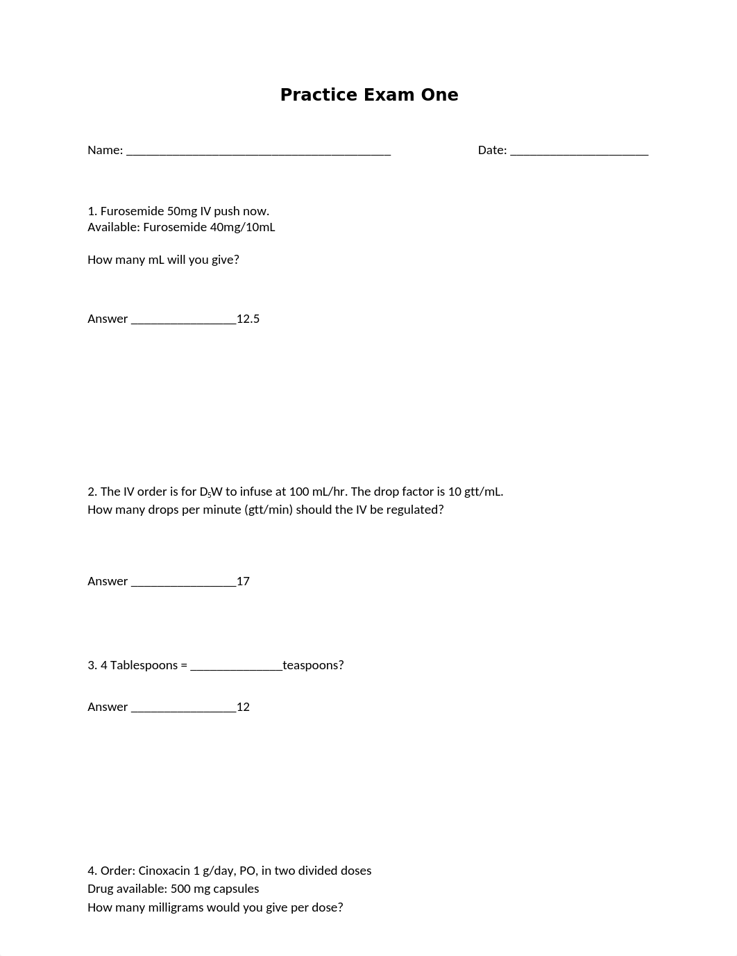 Dosage Calculations FINAL Exam  v1KEY (3).docx_d171y44z9ll_page1