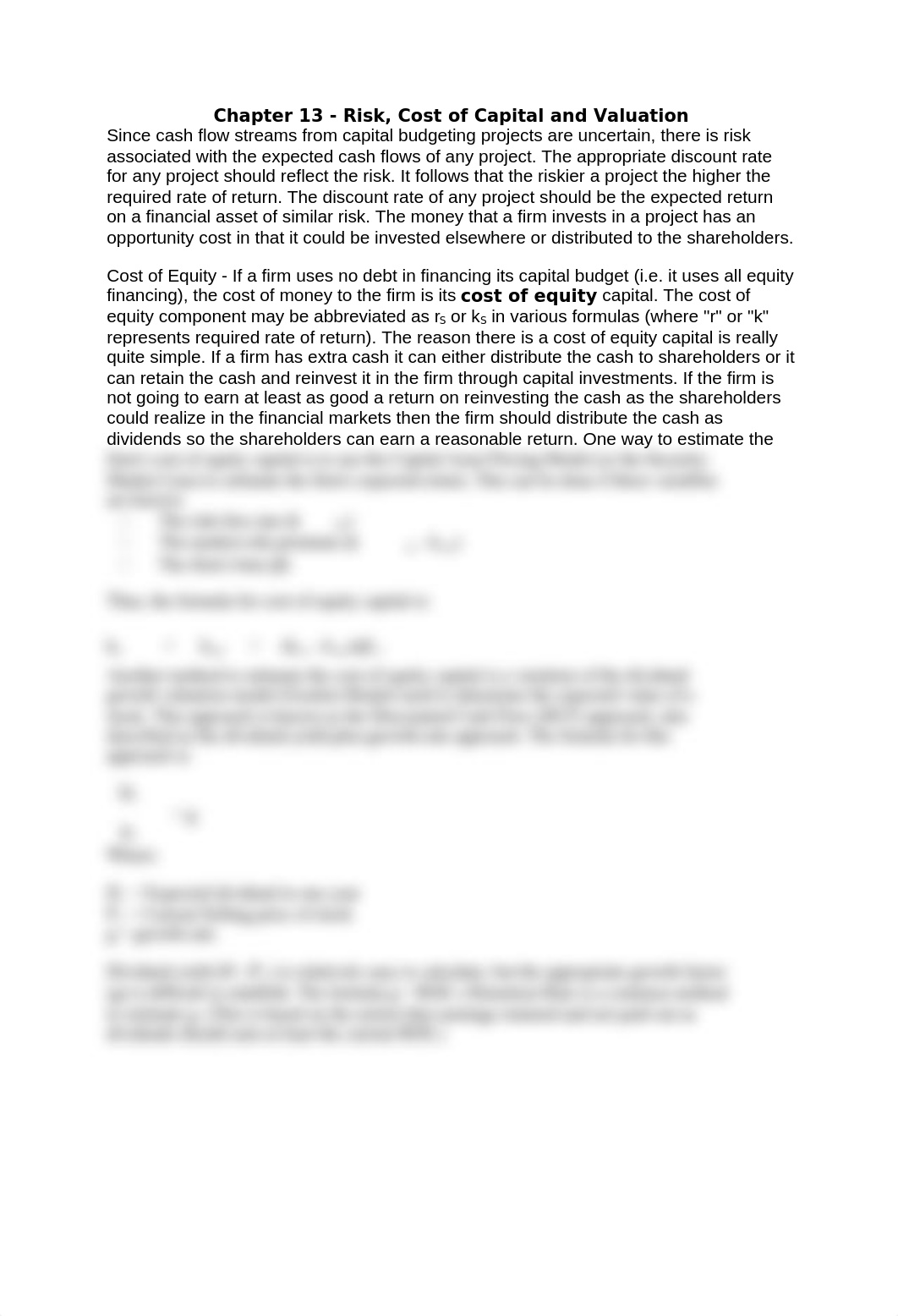 Risk, Cost of Capital and Valuation.docx_d172pmsh9hu_page1