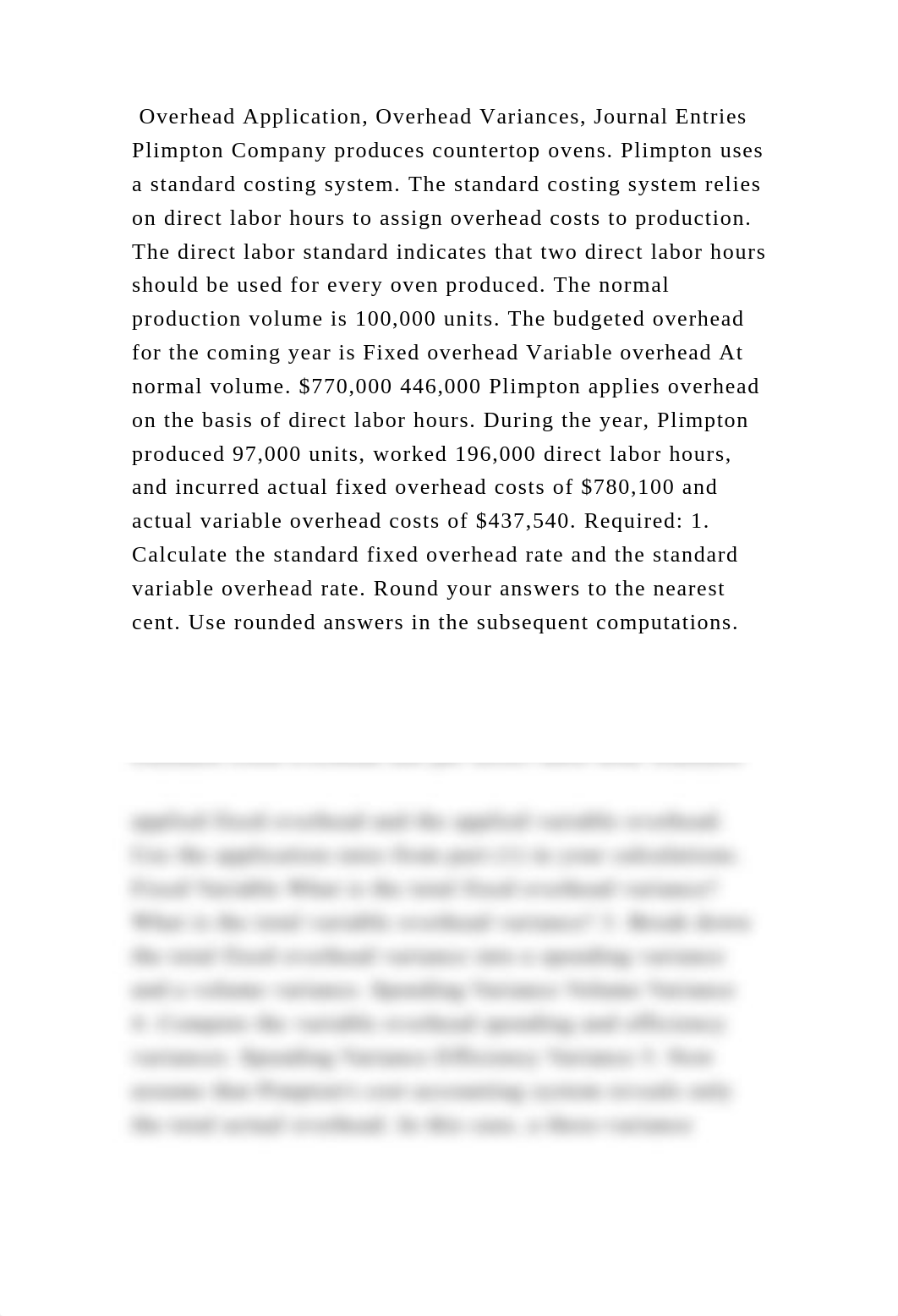 Overhead Application, Overhead Variances, Journal Entries Plimpton Co.docx_d17hrbx2y0s_page2