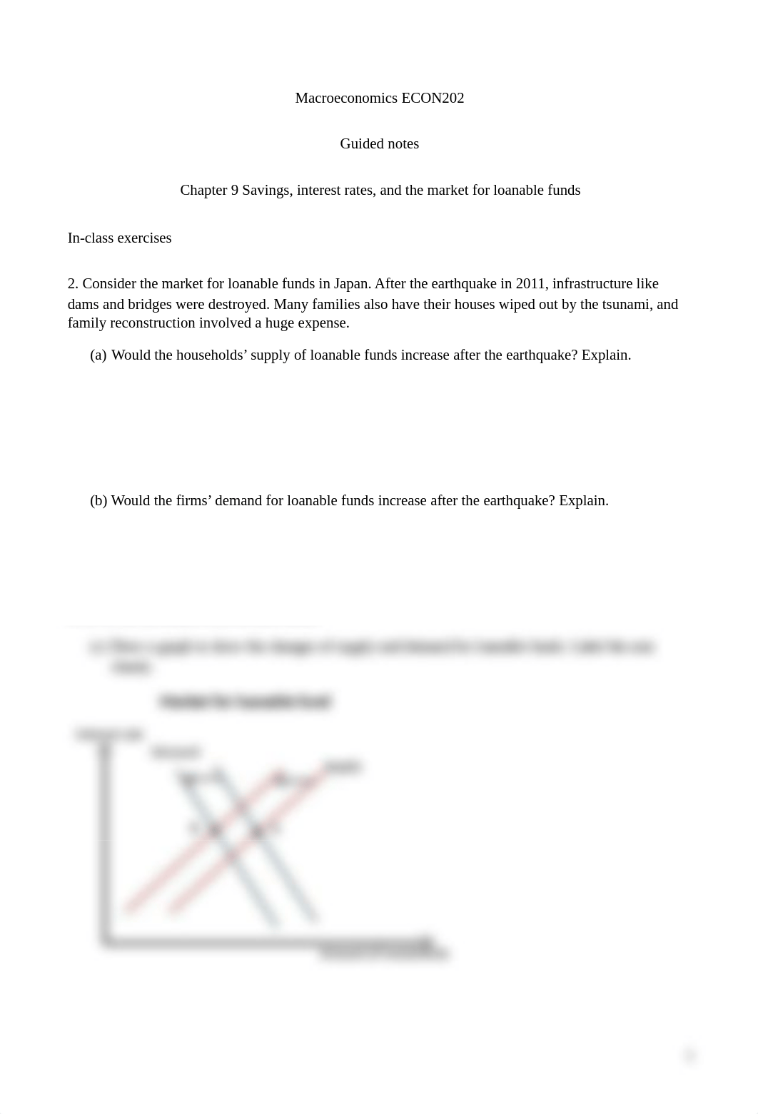 In-class exercises Ch 9 Savings, interest rates, and the market for lonable funds (Answers).docx_d17w4g9skgz_page1