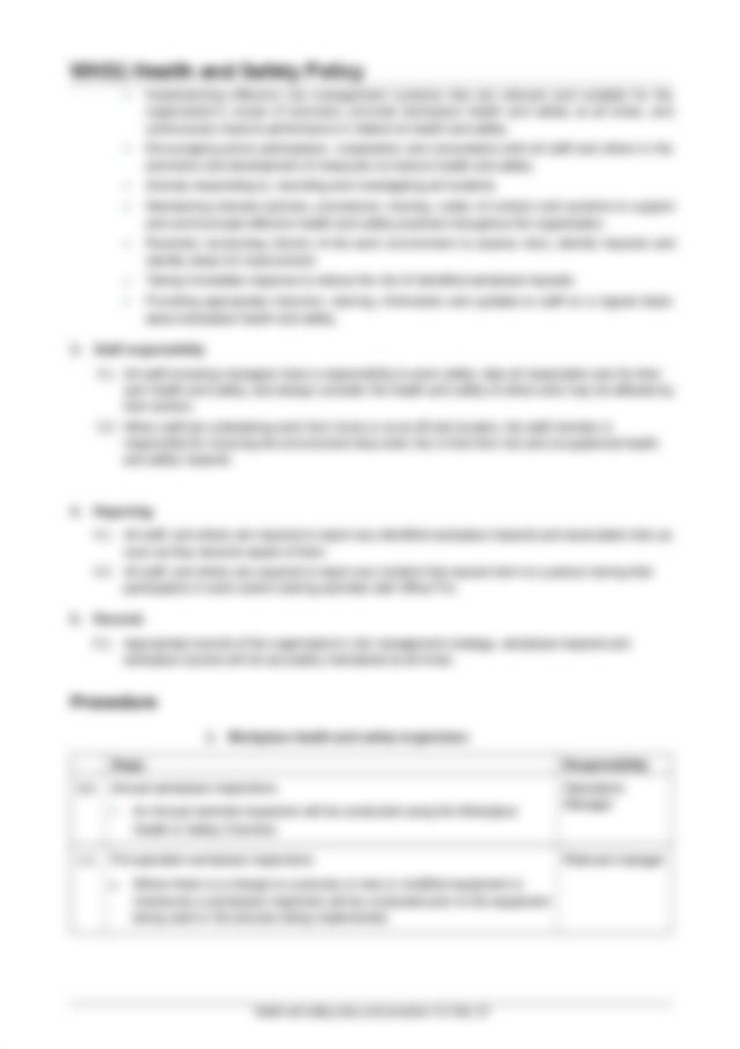 Health and Safety Policy and Procedure V1.0 - Assessor Version_d183i9r0adq_page2