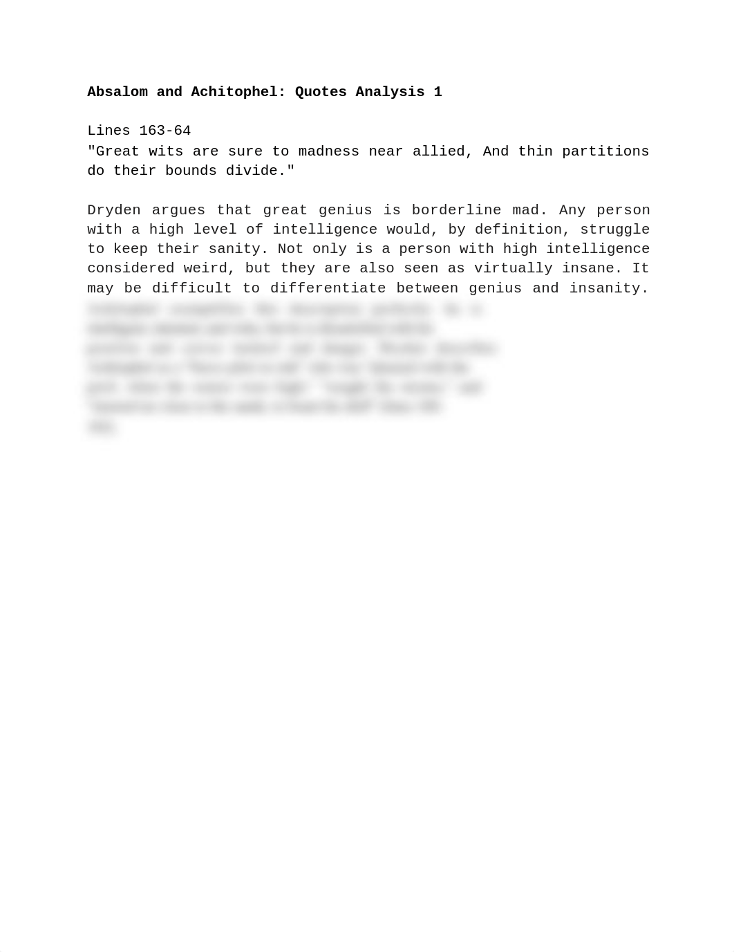 Absalom and Achitophel- Quotes Analysis 1.docx_d18b128ggdu_page1