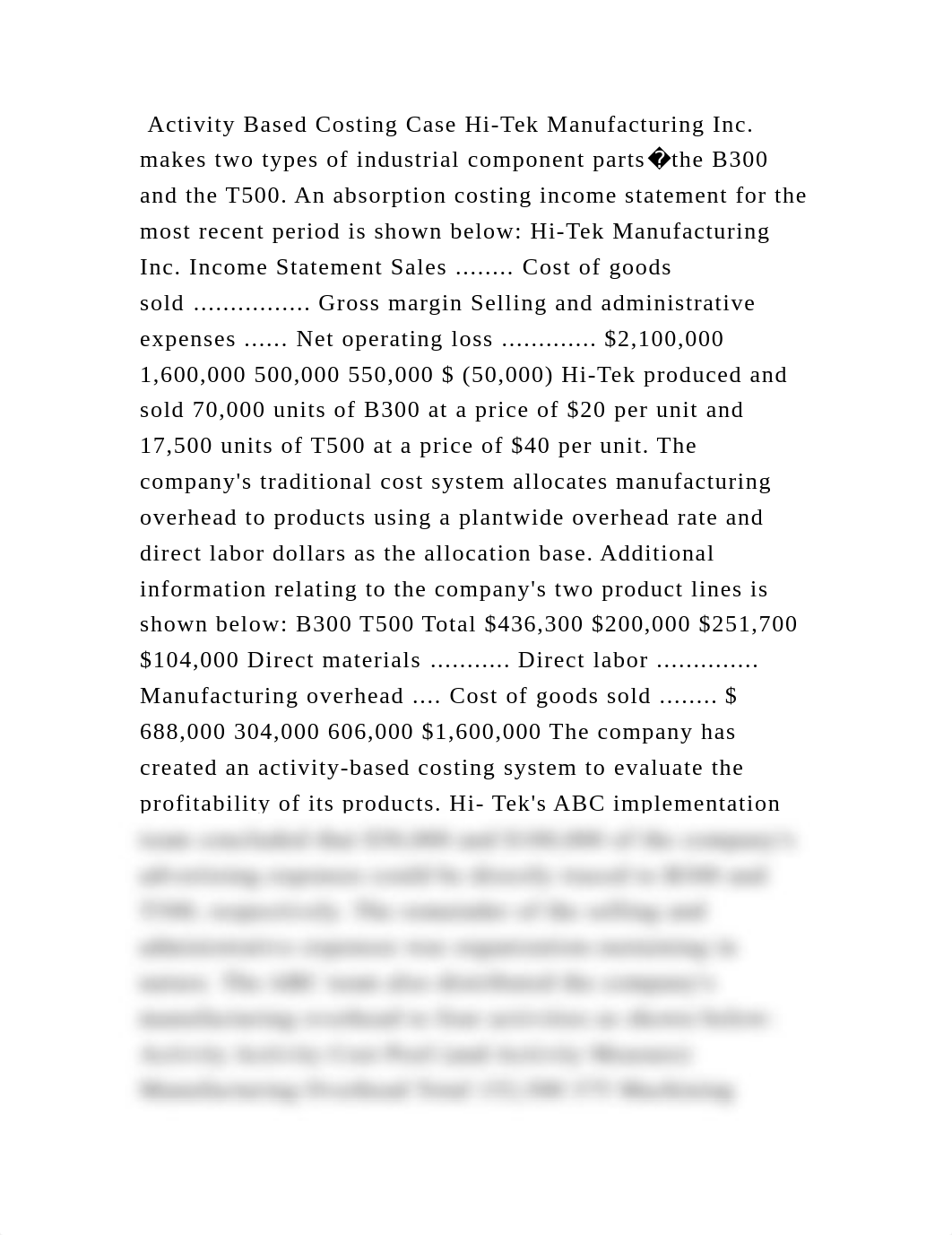 Activity Based Costing Case Hi-Tek Manufacturing Inc. makes two types.docx_d18lg94e2hk_page2