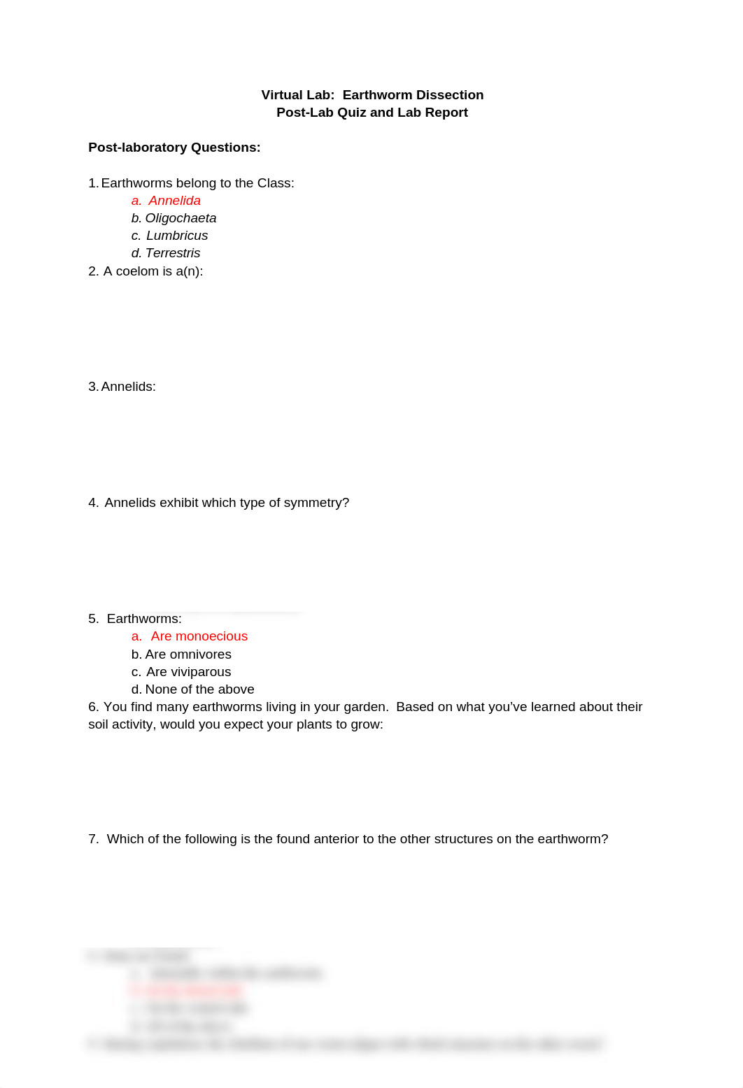 Virtual Lab:  Earthworm Dissection (Ch 28)_d18lwy6874f_page1