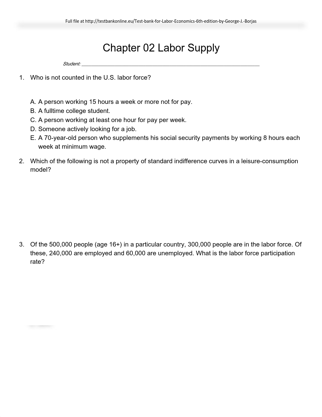 Labor Econ Ch 2 test bank Questions.pdf_d18s84zos5l_page1