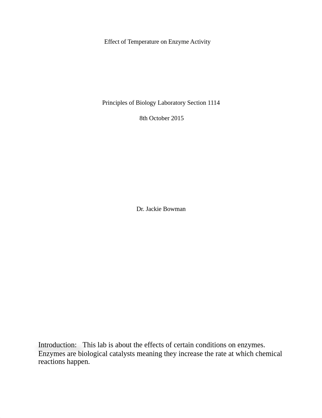 Effect of Temperature on Enzyme Activity.docx_d18t67c5as4_page1