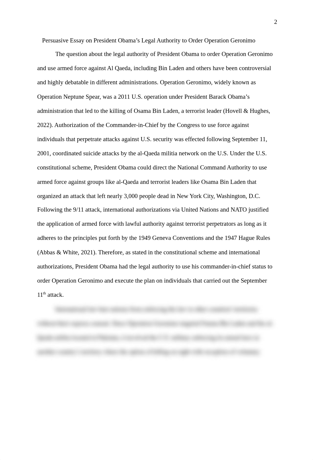 Persuasive Essay on President Obama's Legal Authority to Order Operation Geronimo.docx_d191a470ouc_page2