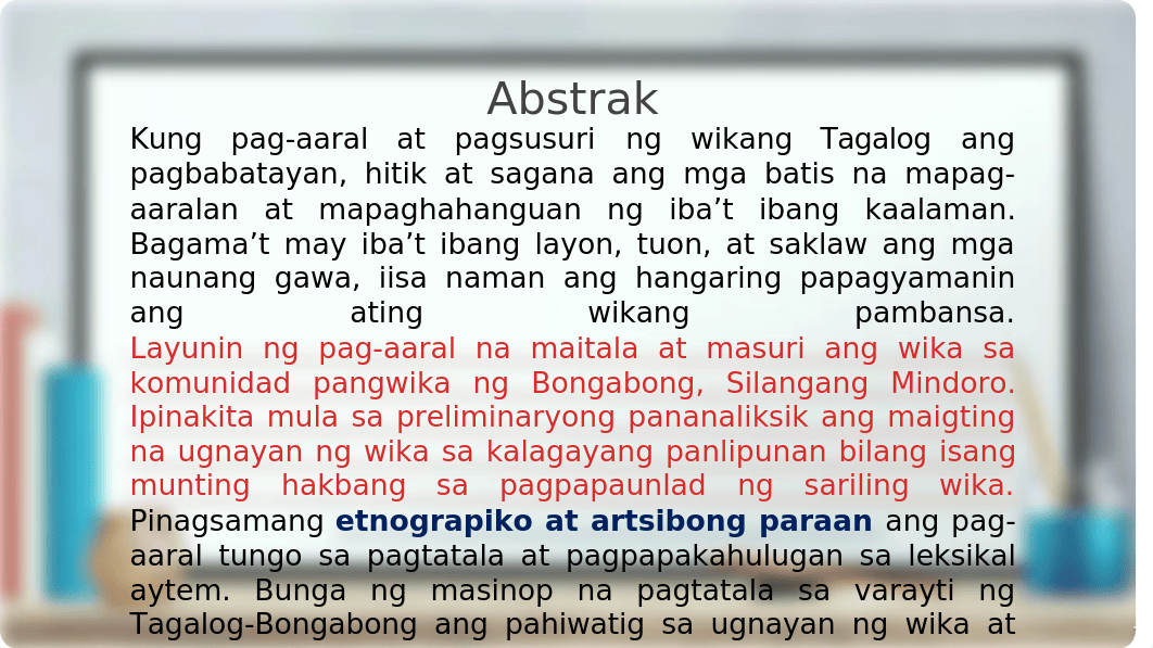 Preliminaryong Pagsusuri sa Varayti  ng Tagalog-Mindoro sa Komunidad Pangwika ng Bongabong (MENOR,DO_d199hx7vm2q_page3