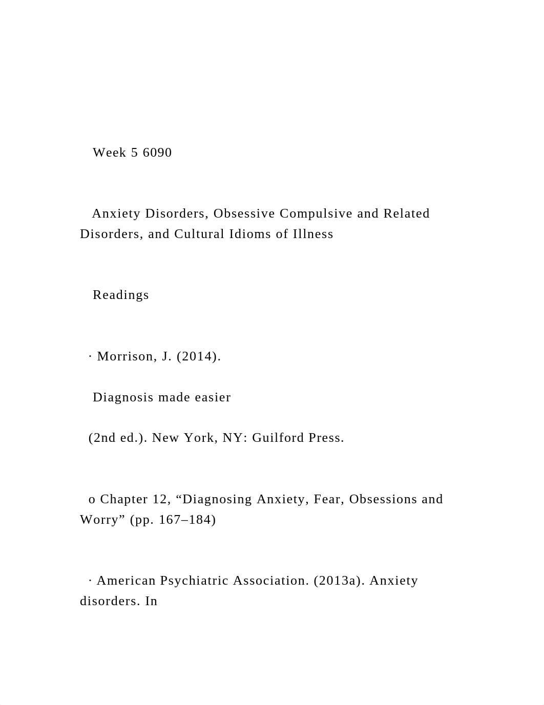 Week 5 6090     Anxiety Disorders, Obsessive Compulsive .docx_d19ancql7dr_page2