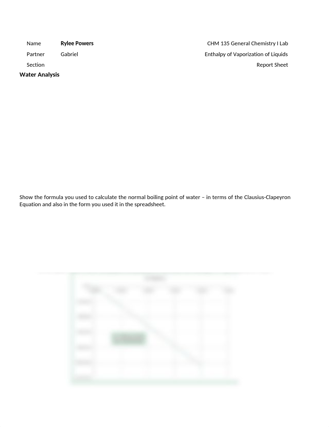 CHM 135 Enthalpy of Vaporization Report Sheet (2018).docx_d19dhaxkjrj_page1