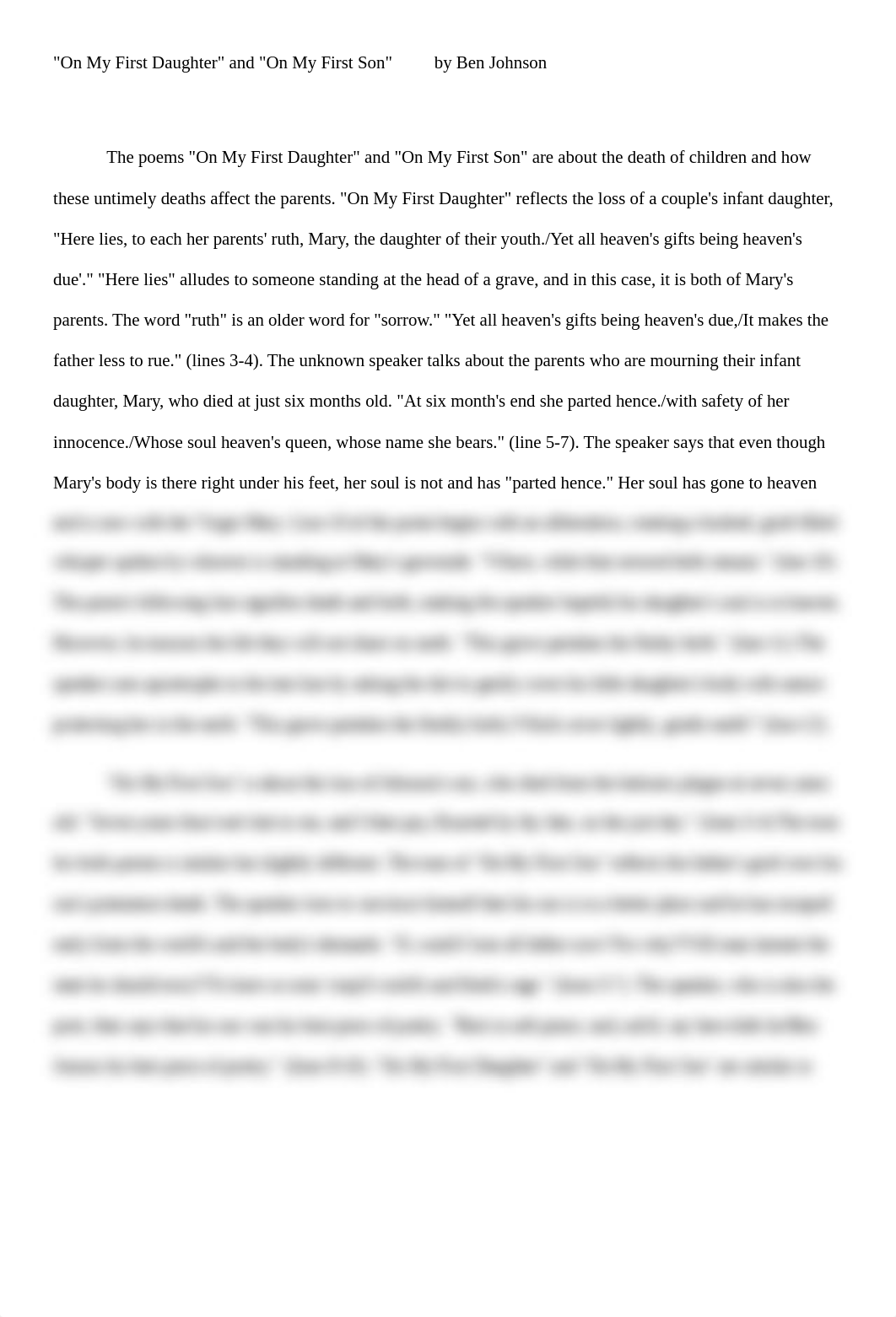 %22On My First Daughter%22 and %22On My First Son%22  by Ben Johnson.docx_d19enbxq9z6_page1