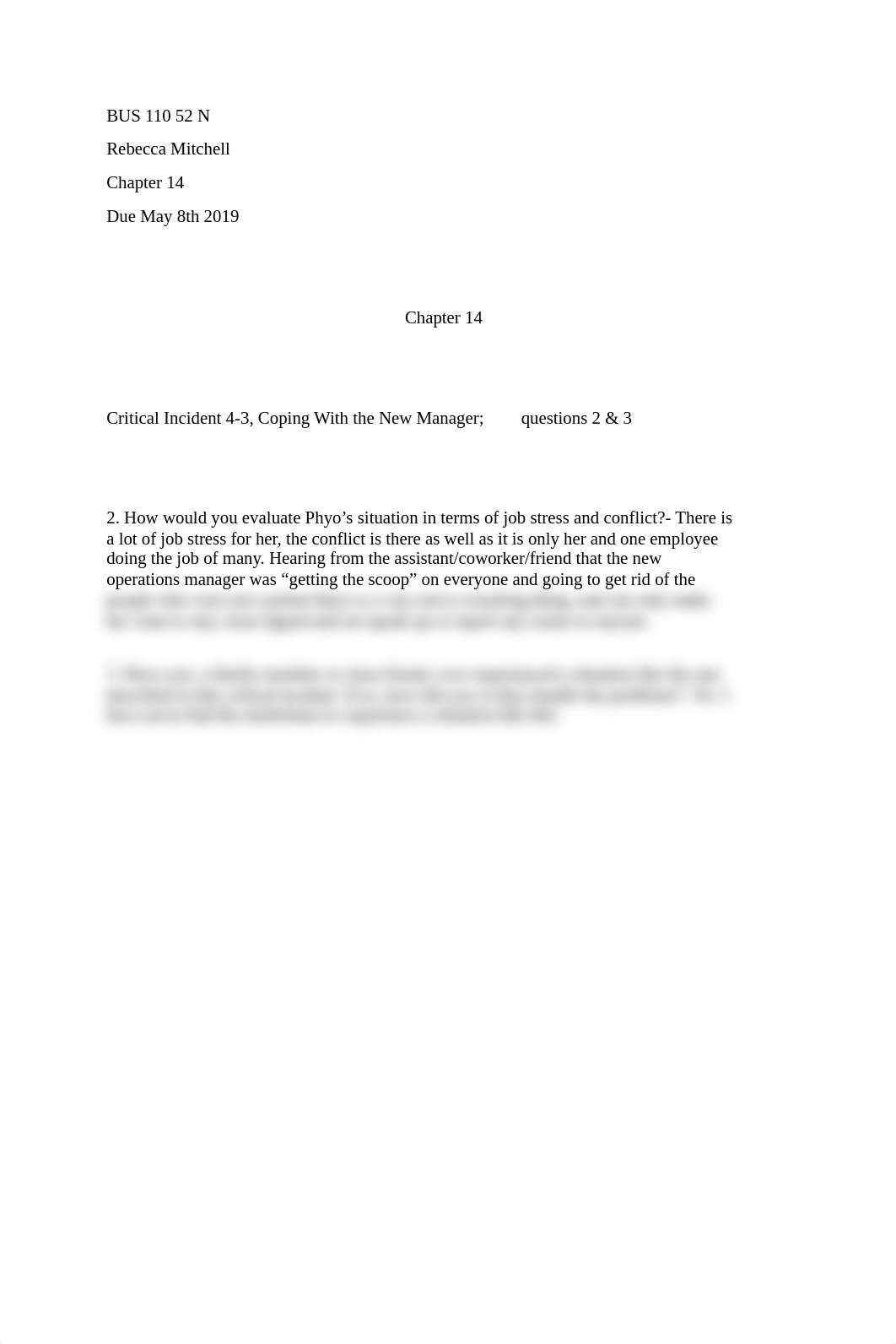 chapter 14 Critical Incident 4-3, Coping With the New Manager  questions 2 & 3.docx_d19v1iog5hl_page1