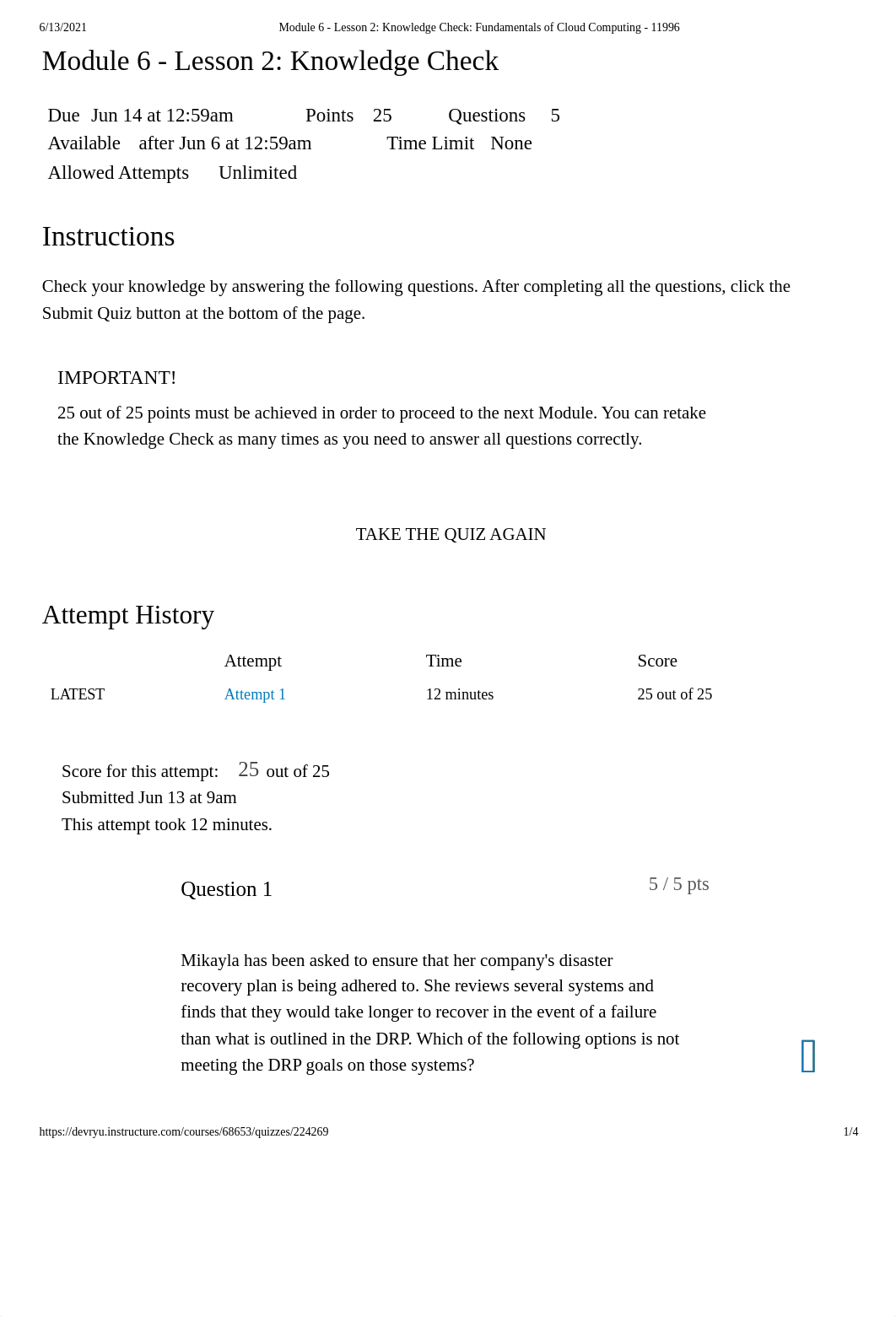 Module 6 - Lesson 2_ Knowledge Check_ Fundamentals of Cloud Computing - 11996.pdf_d1aa7lh7h2n_page1