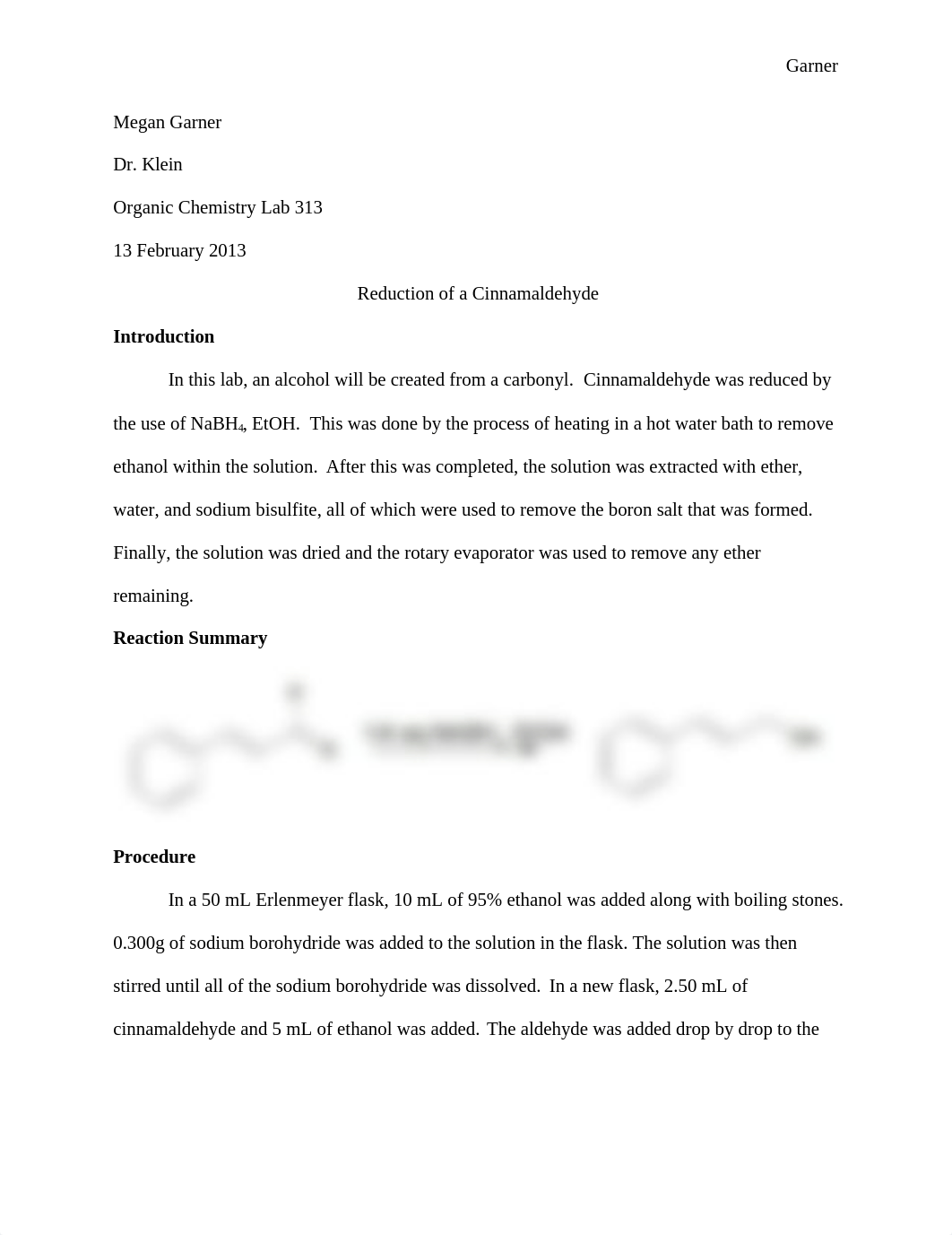 Lab-1 Reduction of a Cinnamaldehyde_d1ajal07xuf_page1