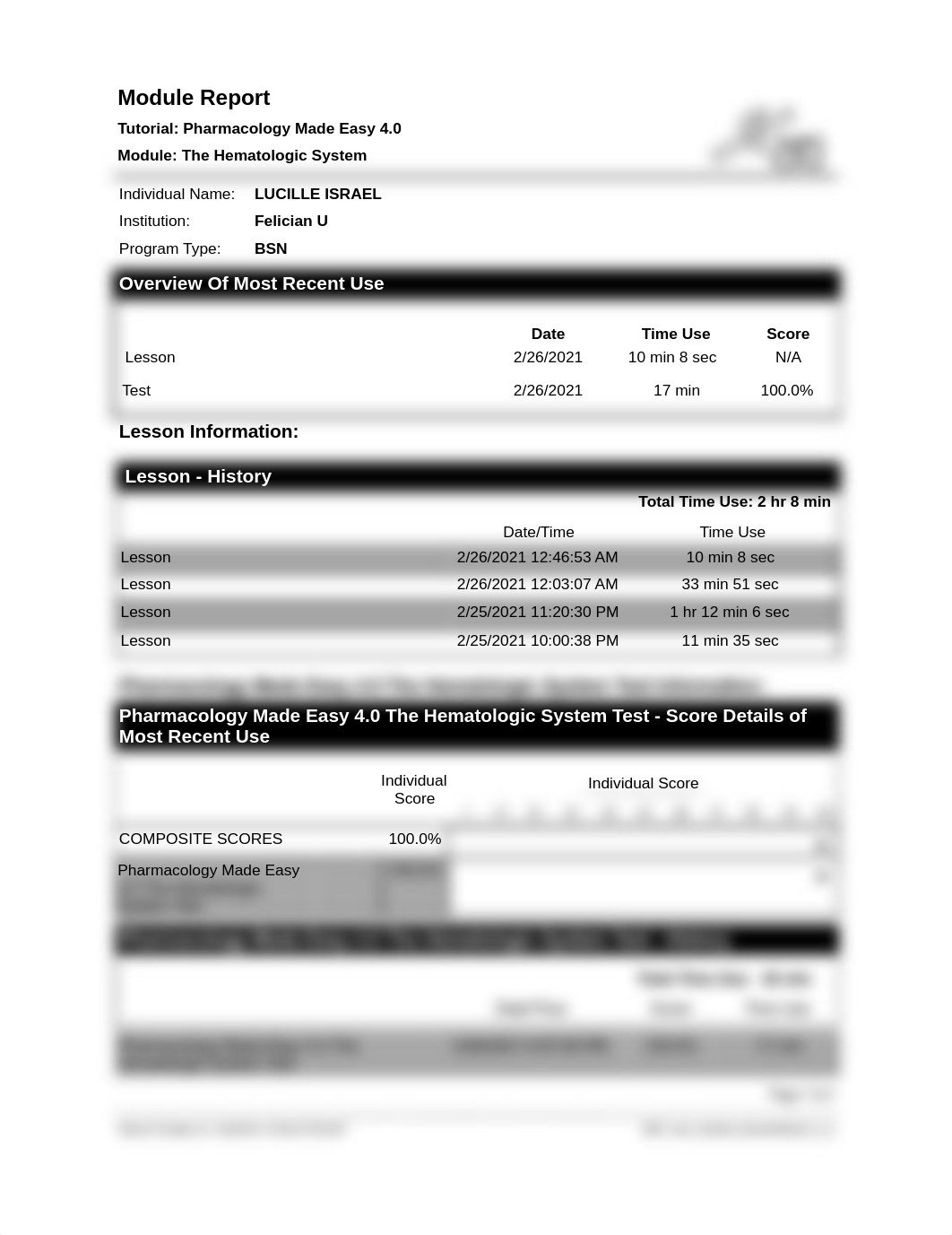 The Hematologic System ATI Report NUR350.pdf_d1b28hhldoi_page1