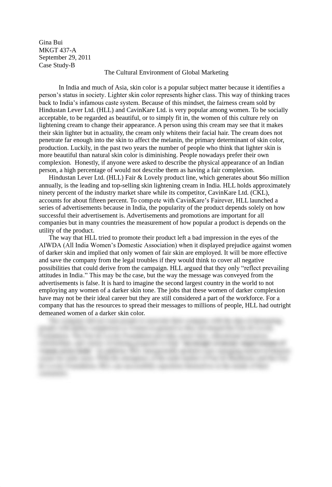 The Cultural Enviroment of Global Marketing - Case B_d1b4p2wypxi_page1