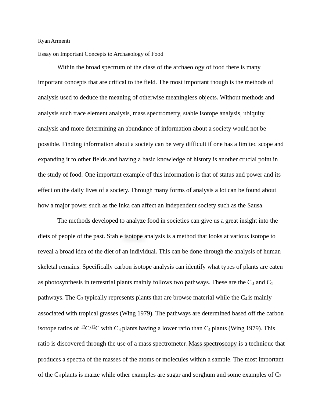 Essay on Important Concepts to Archaeology of Food_d1b82y38eu7_page1