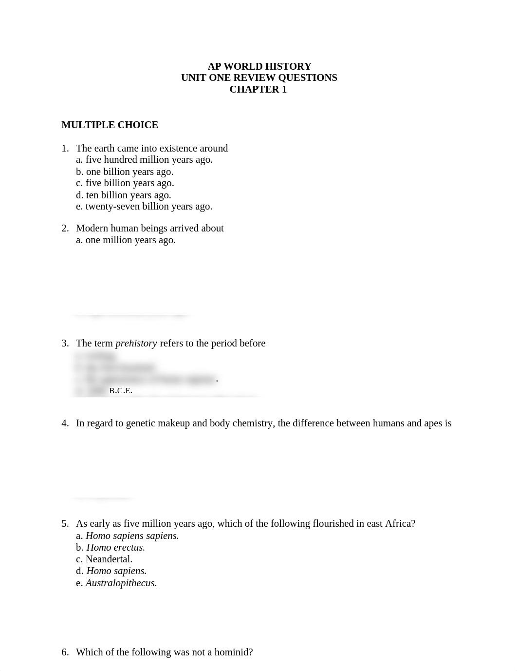 UNIT ONE REVIEW QUESTIONS_d1bayoxoofn_page1