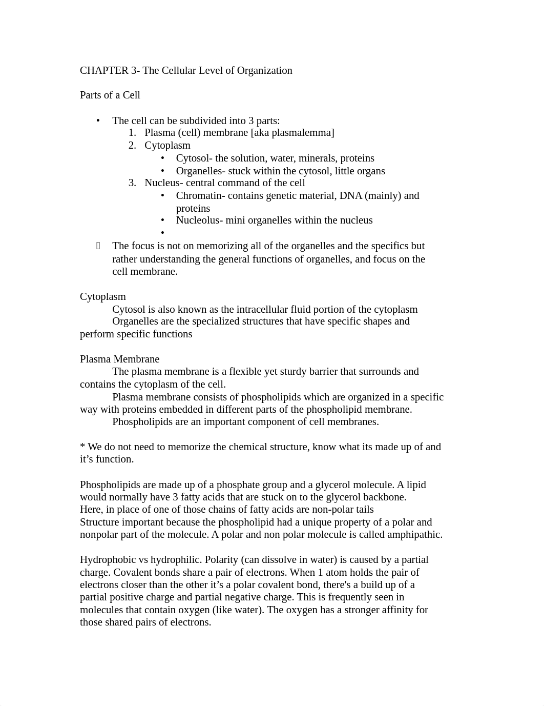 A&P BI107 Chapt 3 Notes_d1bpt8uy1hi_page1