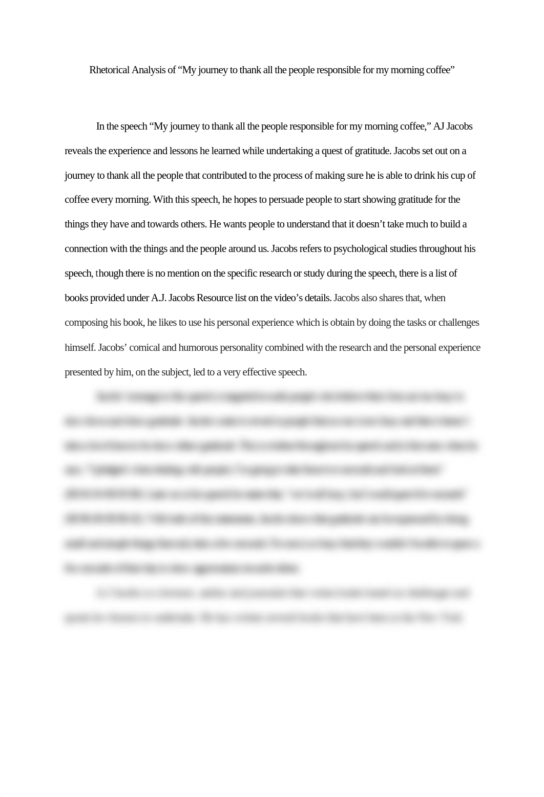 Rhetorical Analysis of "My journey to thank all the people responsible for my morning coffee".docx_d1bx551bi67_page1