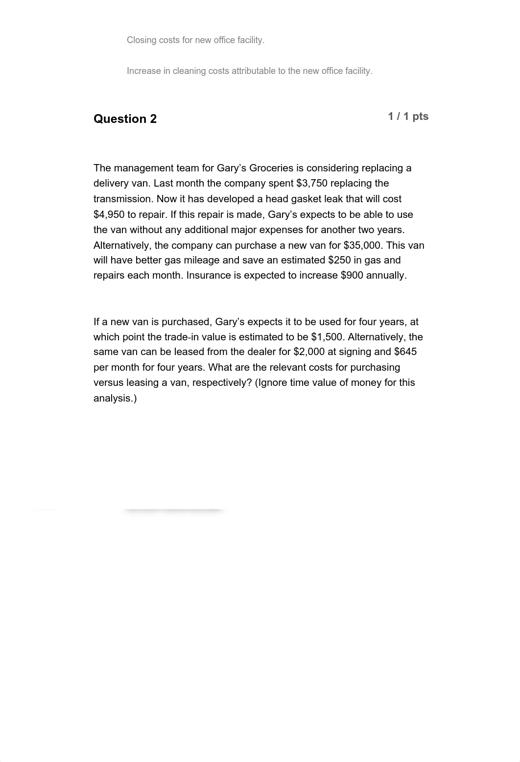 Defining Relevant Costs & Sunk Costs, Opportunity Costs, and Capacity Homework_ UVU - ACC 4310-601__d1c3l0cdcnm_page2