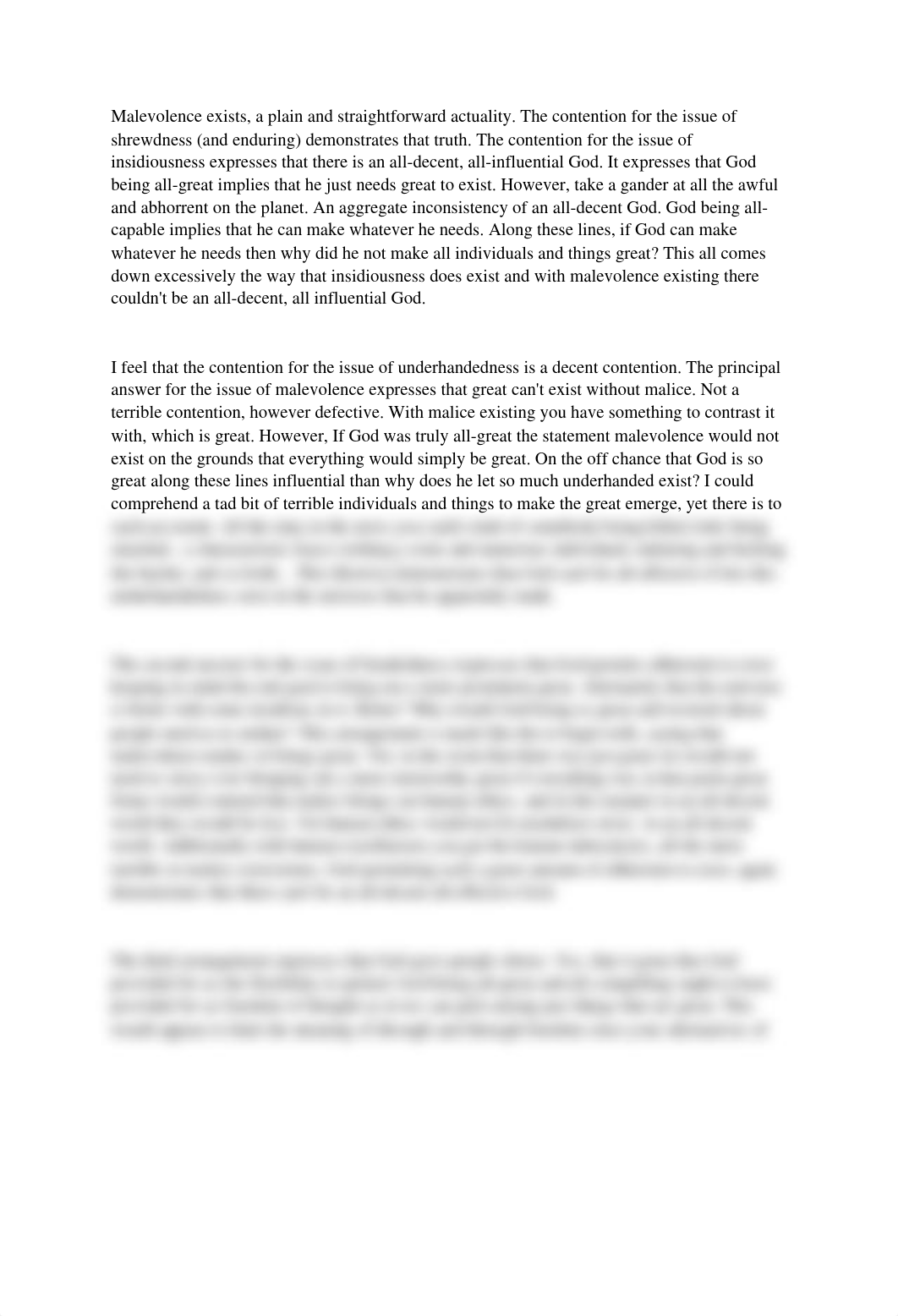 The Problem of Evil Essay_d1c4h6wbn5d_page1