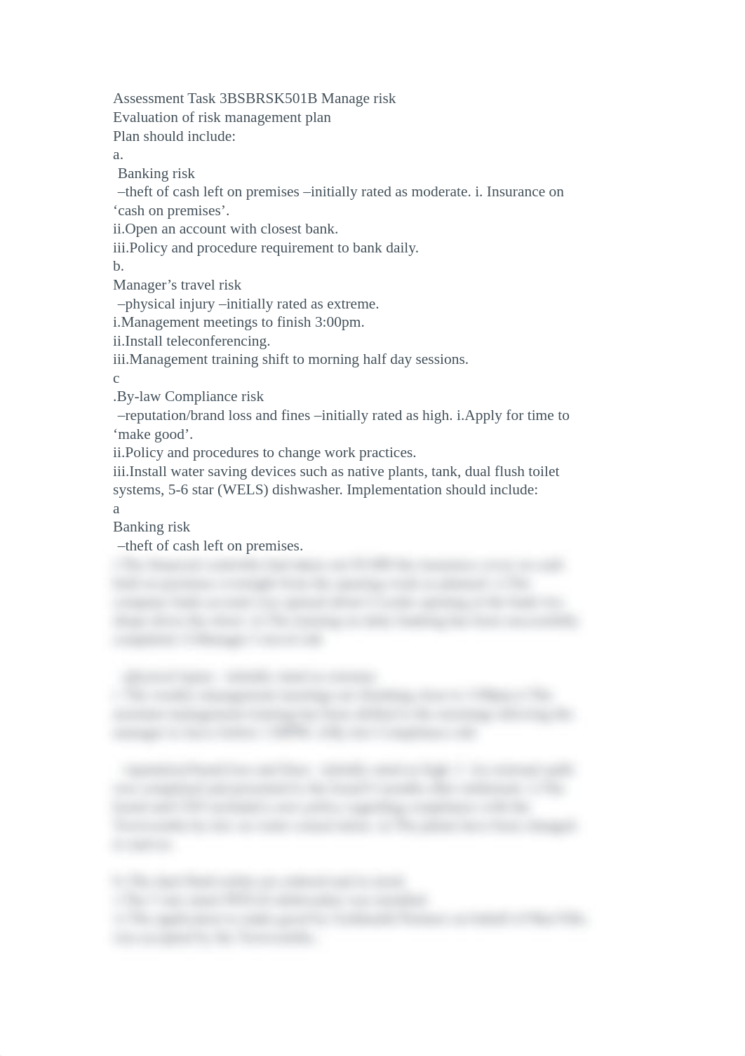 Assessment Task 3BSBRSK501B Manage risk.docx_d1cgn241uko_page1