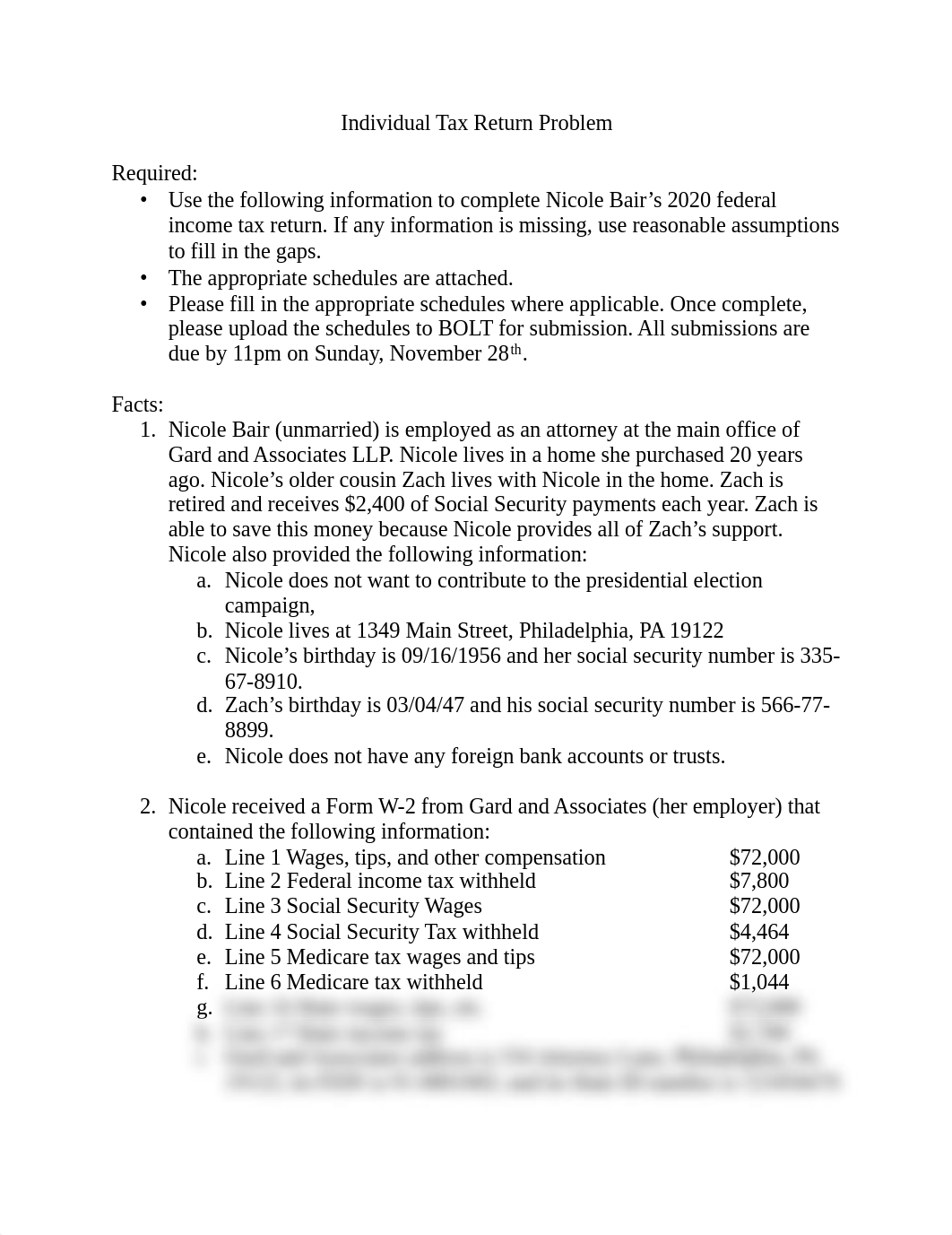 Individual Tax Return Problem - Instructions & Facts.pdf_d1chlqvg1ci_page1