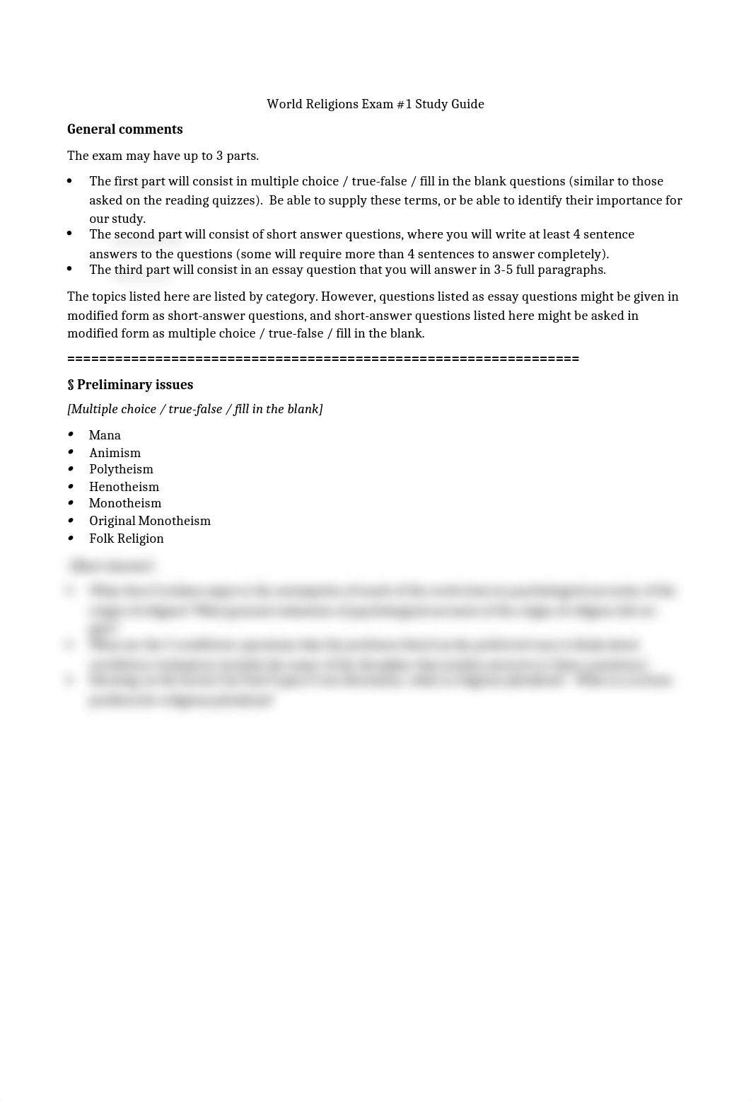 World Religions Exam 1 Study Guide_d1cjvtvemyz_page1