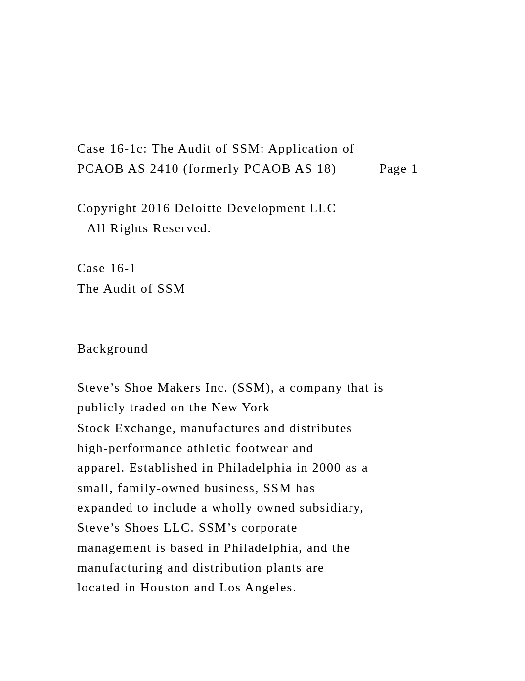 Case 16-1c The Audit of SSM Application of PCAOB AS 2410 (fo.docx_d1clwaqdfmf_page2