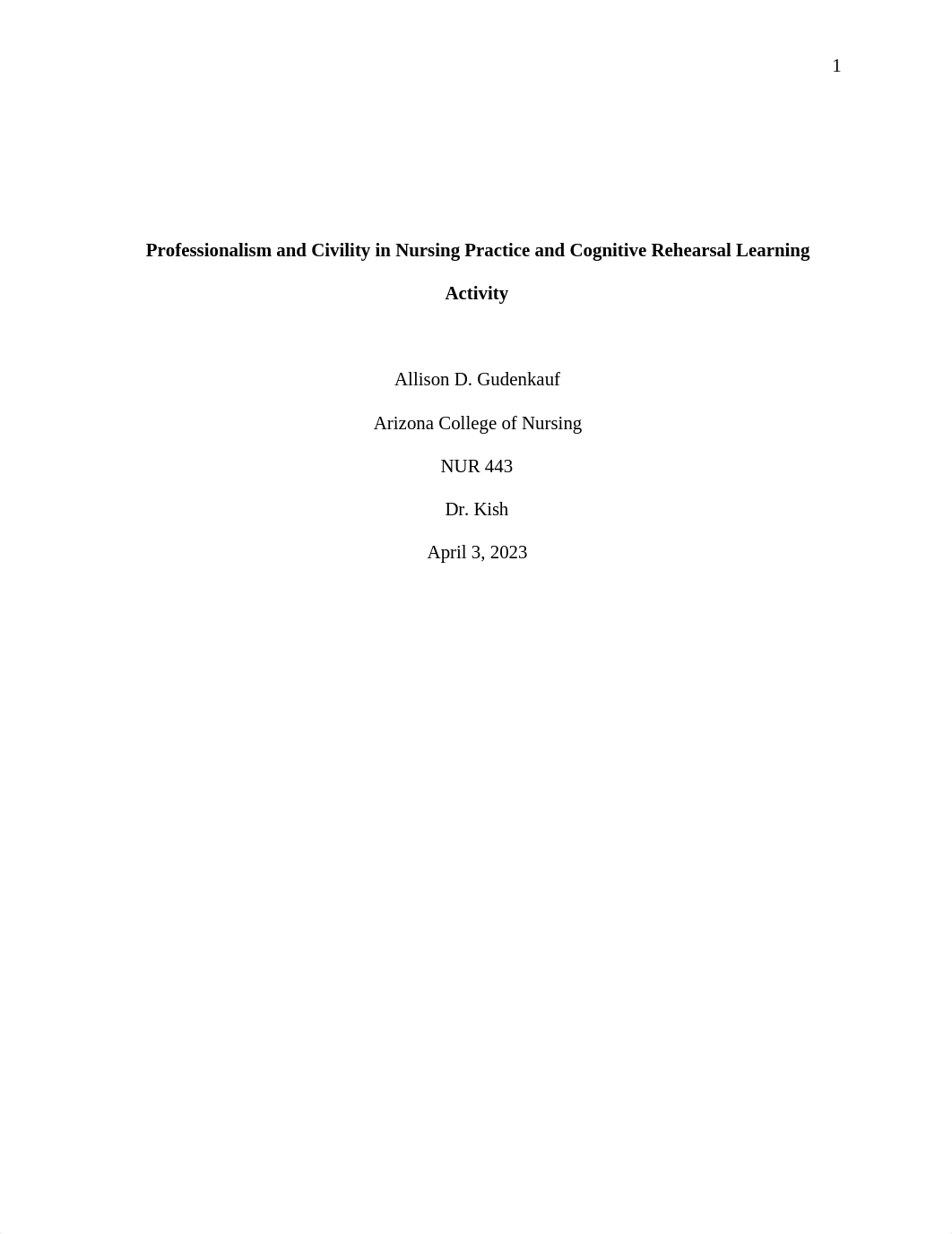 Professionalism and Civility in Nursing Practice and Cognitive Rehearsal Learning Activity.docx_d1cpmigjd9x_page1