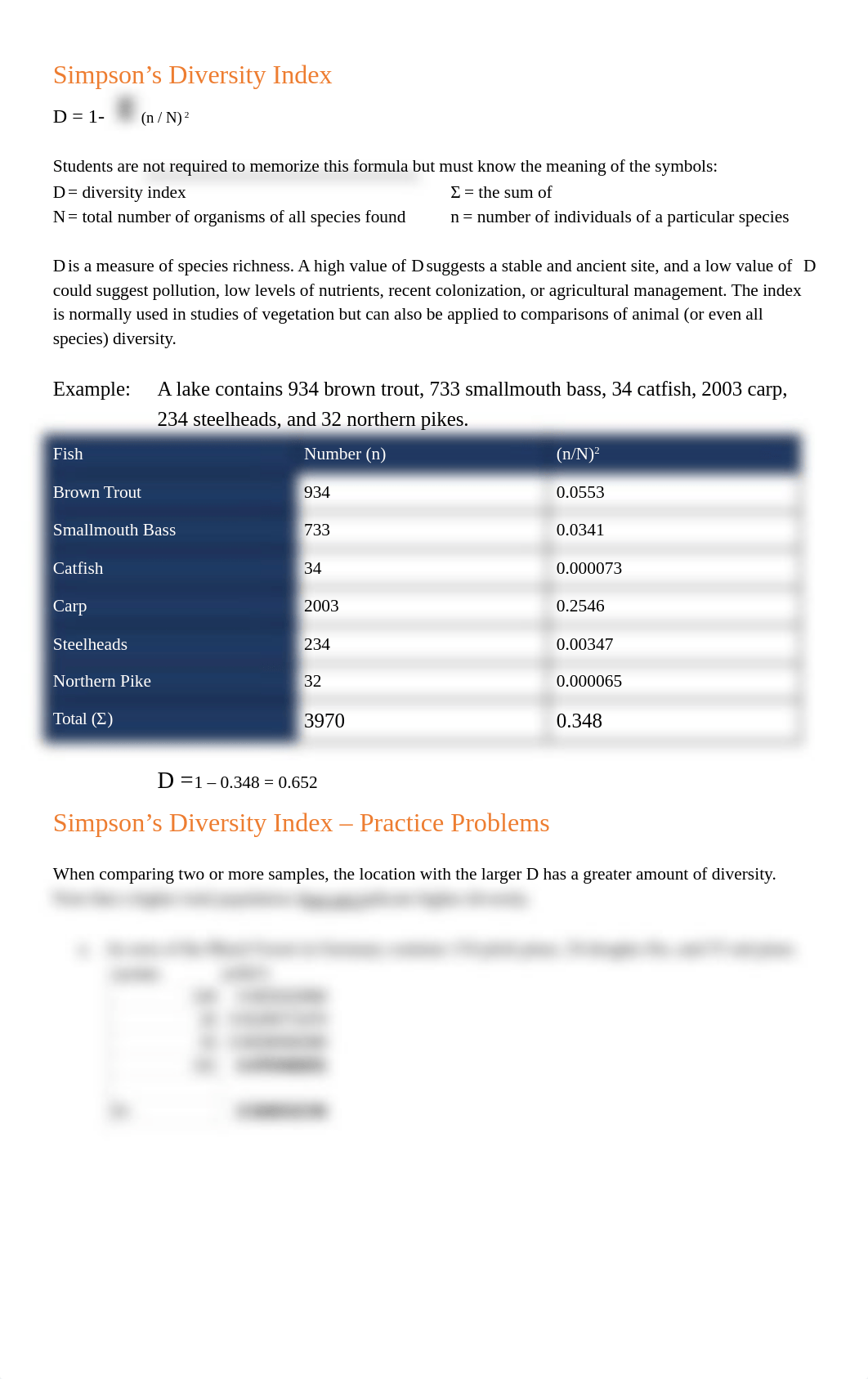 Ramneek Kaur - Simpson's Diversity Index problems_student.pdf_d1ctb0kivad_page1