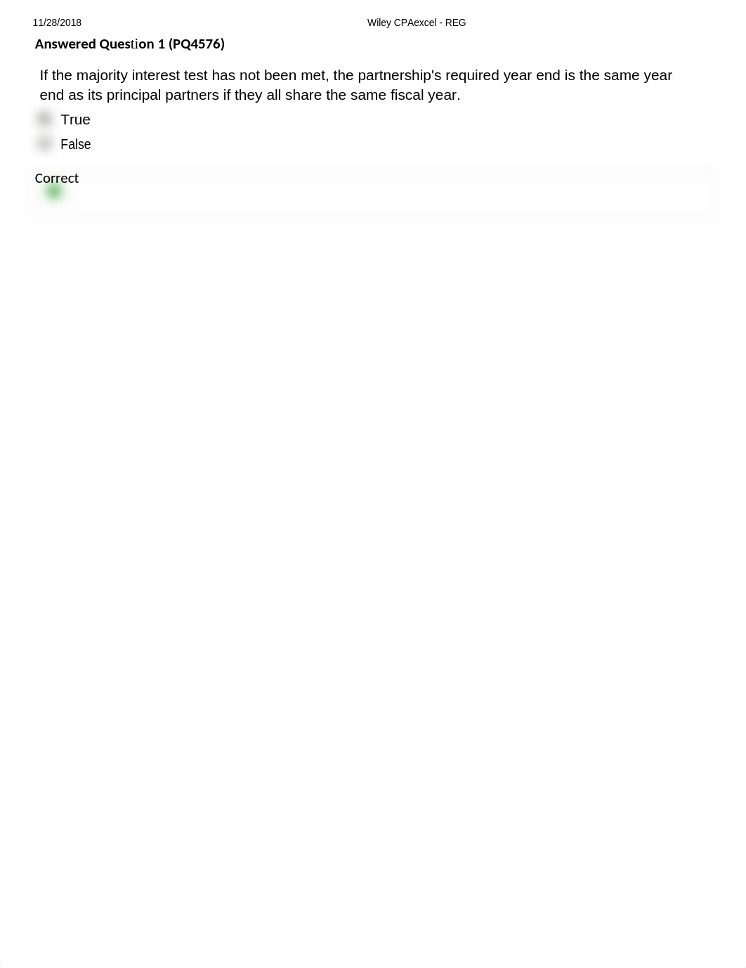 11/28/2018
Wiley CPAexcel - REG
Answered Question 1 (PQ4576)
If the ma_d1cwg9qvd03_page1