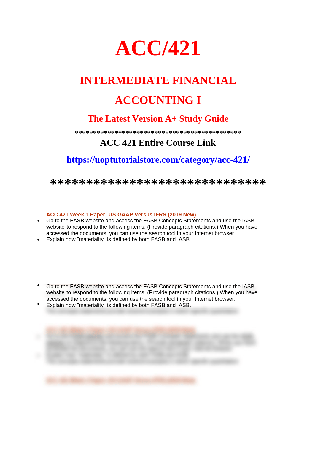 ACC 421 Week 1 Paper US GAAP Versus IFRS (2019 New) (2).docx_d1dmfo12q1h_page1