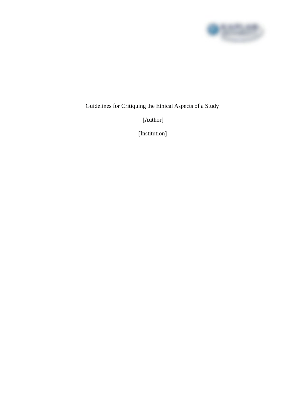 Order 214095467- Guidelines for Critiquing the Ethical Aspects of a Study.docx_d1dsbmva6y9_page1