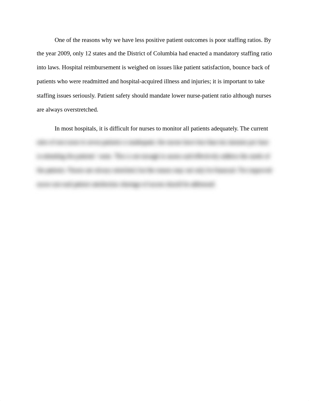 One of the reasons why we have less positive patient outcomes is poor staffing ratios.docx_d1dstrxq41f_page1