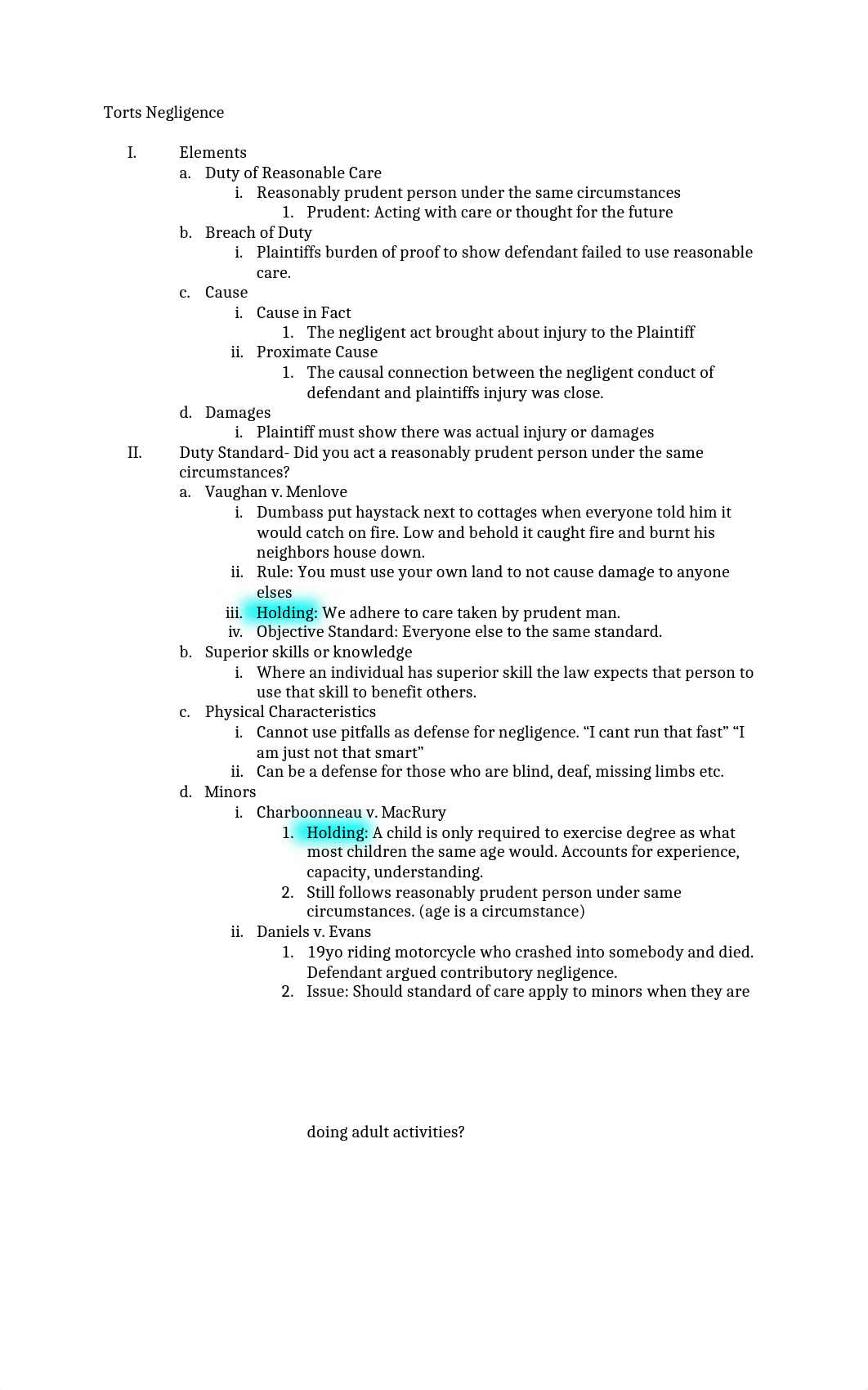 Torts Negligence.docx_d1dusrah811_page1