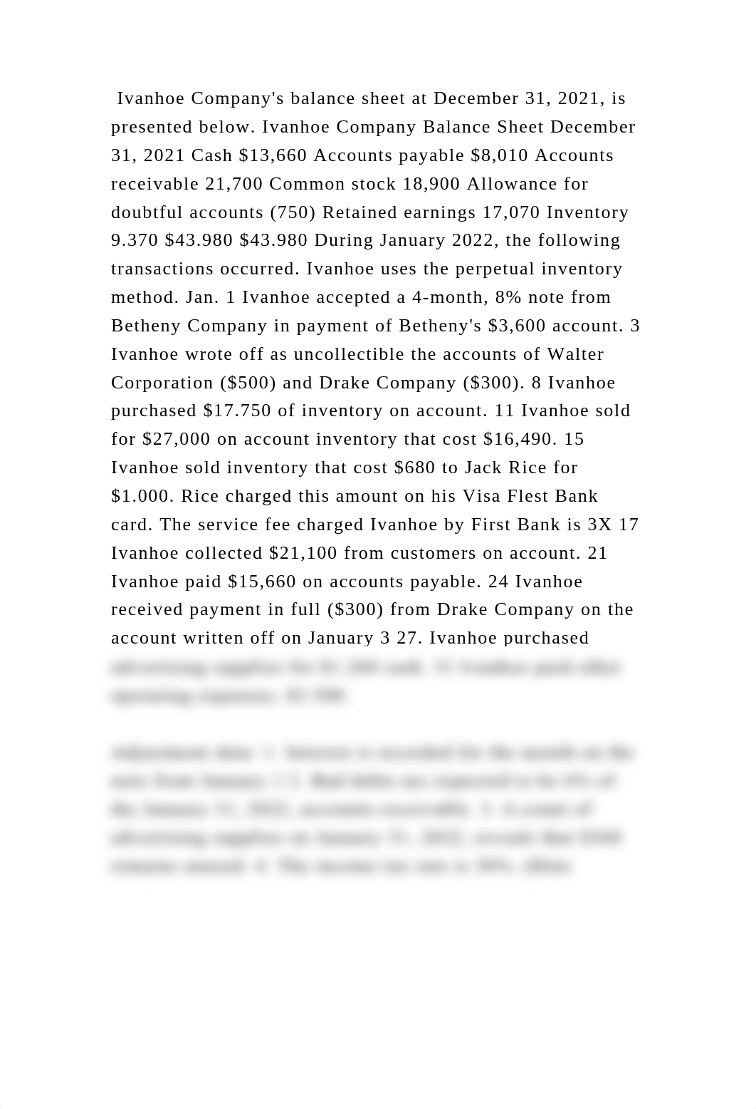 Ivanhoe Companys balance sheet at December 31, 2021, is presented be.docx_d1e08sdtwhw_page2