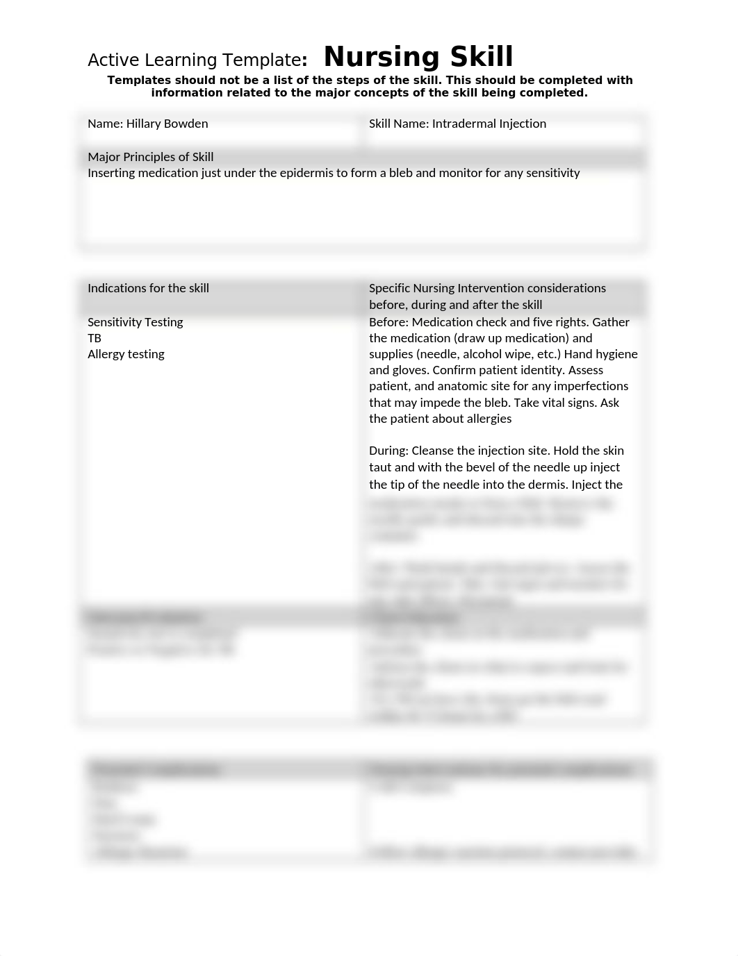 ATI Nursing Skill template Intradermal Injections.docx_d1ebyy9jtxk_page1